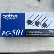 Genuine Brother PC-501 Printing Cartridge OEM Original FAX-575 SEALED NEW picture