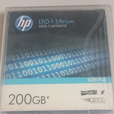 HP LTO-1 Ultrium RW Data Cartridge 200GB Recordable C7971A C7971-60000 picture