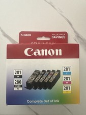 Canon Complete Set Cartridges 281 Black, 280 XL -C, M, Y  picture