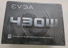 EVGA 430W 80 PLUS Power Supply PN 100-W1-0430-KR BRAND NEW SEALED picture