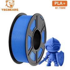 TECBEARS PLA Plus Filament 1KG Blue Gray 1.75mm 3D Printer Filament PLA+ Neatly picture