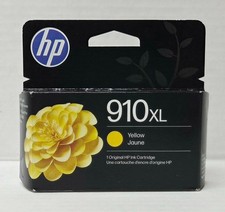 HP Original Ink Cartridge 910 XL Yellow Expiration Date January 2028 NEW in Box picture