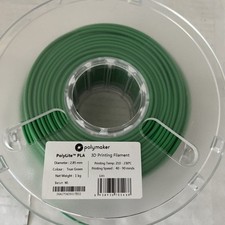 POLYLITE PLA  3D Printing Filament. Diameter 2.85mm. True Green. Used picture