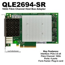 QLogic QLE2694SR 16Gb Quad Port FC PCIe Gen3 x16 HBA Card High Performan G1N picture