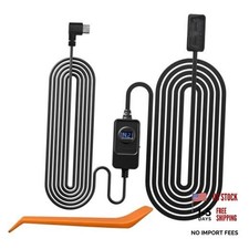 Dash Cam OBD Hardwire Kit Power Cable Type USB C Port,10FT 12V-24V to 5V,for picture