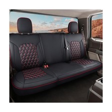 Huidasource Rear Bench Leather Seat Covers Fit for Chevy Silverado ... Fast Ship picture