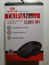 Redragon M810RGB-MAX Wireless RGB Gaming Mouse 12000 DPI Remapping Keys  picture