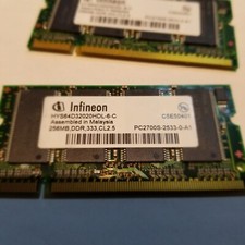 Infineon 256MB DDR PC2700S-2533-0-A1 333MHz CL2.5 Memory picture