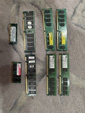 Computer Memory Mixed Lot Of 8 Sticks.  Desktop And Laptop. Rare. Legacy.   picture