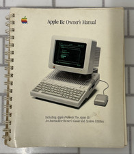 1984 APPLE IIC OWNER'S MANUAL 030-1030-A *SEE DESCRIPTION picture