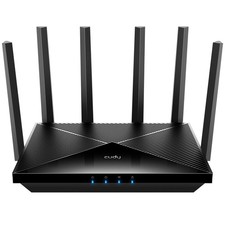 Cudy BE6500 WiFi 7 Router Dual Band Gigabit Gaming Router, 6500Mbps, Black picture