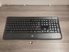 Logitech K800 Keyboard (Y-R0011) Illuminated with USB Receiver Dongle Works picture