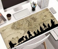 New LARGE Lord of The Rings Middle Earth Mouse Pad 12x24in picture