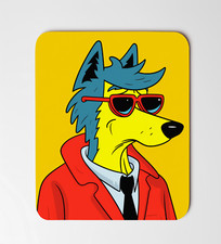 Cool Dog With Sunglasses Mouse Pad 8