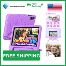kelankeke 10 Inch Kids Tablet, Purple 64GB picture
