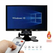 HD 9 Inch Ultra Thin TFT-LCD HD Monitor Video Audio HDMI VGA w/Speaker + Adpater picture