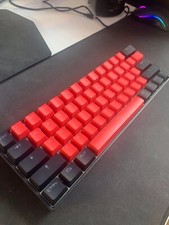HKGaming keyboard 60 percent red linear switches comes with original box picture