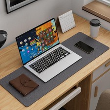 K KNODEL Felt Desk Mat, Large Desk Pad Protector, Office Computer Desk Mat fo... picture