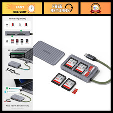 USB C SD Card Reader with Holder, High-Speed Data Transfer, Compatible with Mac picture