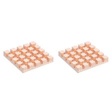 2 Pcs Copper Heatsink 20x20x3mm, Heat Sink Cooler Radiator for Raspberry Pi picture