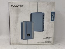 PULWTOP USB-C Dock for iMac 24 Inch Wide Compatibility 10GBPS Silver picture