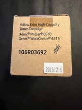 Genuine Xerox 106R03692 Yellow Extra High Capacity Toner Cartridge 6515 6510 NIB picture