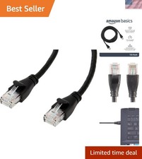 RJ45 Cat-6 Ethernet Patch Cable, 1Gpbs Transfer Speed, Gold-Plated Connectors... picture