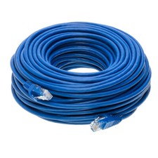 CAT5e Ethernet Patch Cable RJ-45 Internet Cord Blue 25FT- 200FT Multi-Pack LOT picture