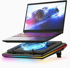 Laptop Cooling Pad Cooler RGB with Turbofan Touch Control LCD Screen 15-19in picture