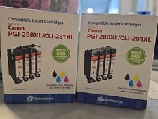 2x Dataproducts Black Cyan Magenta Yellow Ink Canon PGI-280XL/CLI-281XL Multi Pa picture