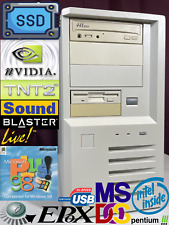 *RESTORED w/ SSD* Windows 98 SE Plus DOS Vintage Retro Gaming PC picture