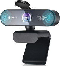 NOVA 1080P Webcam with Microphone, Auto Focus, 96°View Web Camera picture