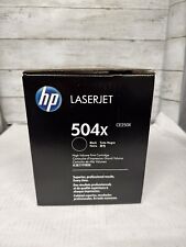 Genuine HP LaserJet 504X Black Hight Volume Print Cartridge CE250X New / picture