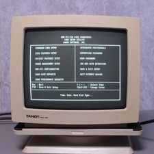 Vintage Tandy VGM-100 Monitor (1989) – Tested Working picture