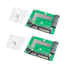 Acxico 2Pcs Mini PCIE MSATA SSD to 2.5'' SATA 6.0GPS Adapter Converter Card... picture