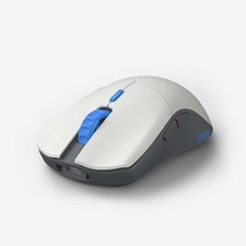 Glorious Series One Pro VIDAR Wireless Ergonomic Gaming Mouse White Blue picture