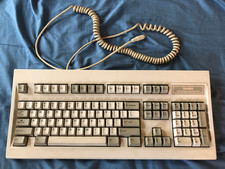Vintage Tandy Enhanced Mechanical Computer Keyboard Tested Works *RISER MISSING* picture