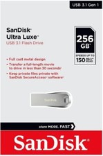 SanDisk Ultra Luxe 256GB 3.1 USB Flash Drive SDCZ74-256G-G46 picture