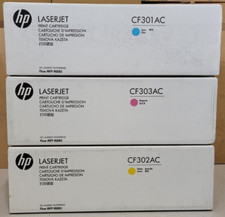 3 Toner HP CF301AC CF302AC CF303AC New Original Packaging A-Stock Genuine Flow MFP M880 VAT picture