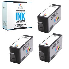 3PK Black Ink for HP 564XL Cartridges 564 XL for PhotoSmart DeskJet OfficeJet picture