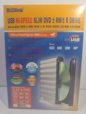 BUSlink D-DW82-U2 USB 2.0 Slim External DVD±RW CD-RW Burner Drive New In Box picture