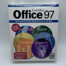 LearnKey Microsoft Office 97 Training Software 6 CD ROM Set- Brand New Sealed picture