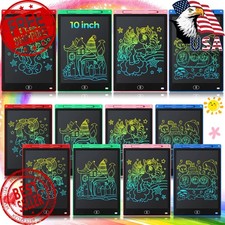 12 Pack LCD Writing Tablet for Kids, 10 Inch Erasable Drawing Pad | Colorful ... picture
