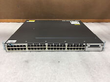 Cisco Catalyst 3750-X WS-C3750X-48P-S V04 48-Port PoE+ Switch, -TESTED/RESET picture