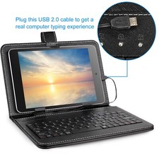 7.9 In Protective Keyboard Cover w/ Elegant PU Leather Back Stand &USB 2.0 Cable picture