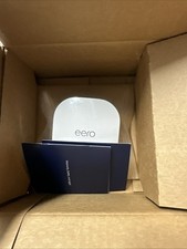 Refurbished Amazon eero 6 mesh wifi router Model: N010111 1,500 sq. ft Coverage picture