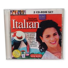 Instant Immersion Italian 2 Cd-rom Set Language Learning Software MAC & PC picture
