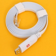 Fortinet FortiGate FortiSwitch USB to RJ45 Serial RS232 Console Cable picture
