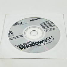 Microsoft Windows 95 with USB Support and Key Unopened in original paper sleeve picture