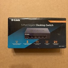 D-Link Switch DGS-105GL 5-Port Gigabit Desktop Ethernet Switch Metal Save Energy picture